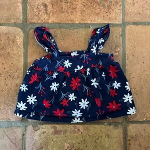 Carter's Navy Floral Kids Top